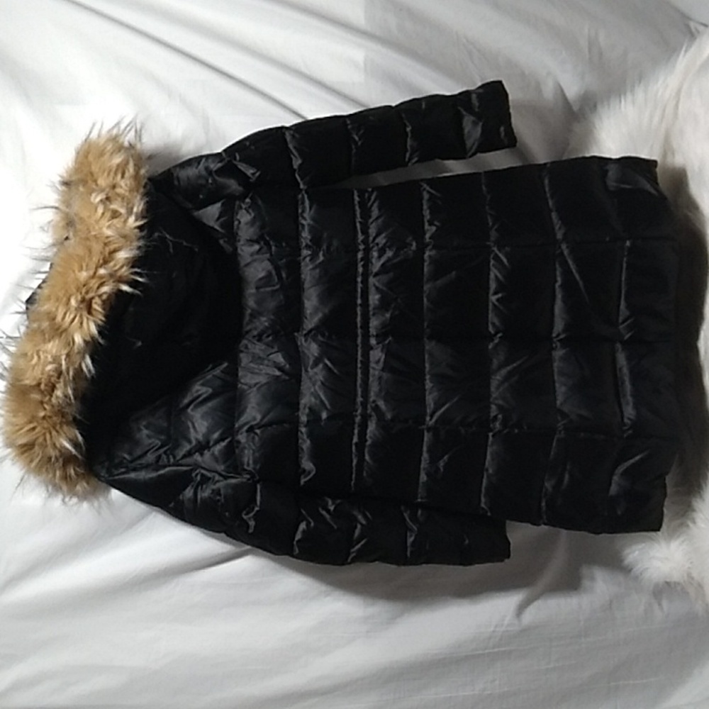 SALE! Steven By Steve Madden Coat W Faux Fur Removable Hood Sz.M (BX12) - Picture 7 of 16